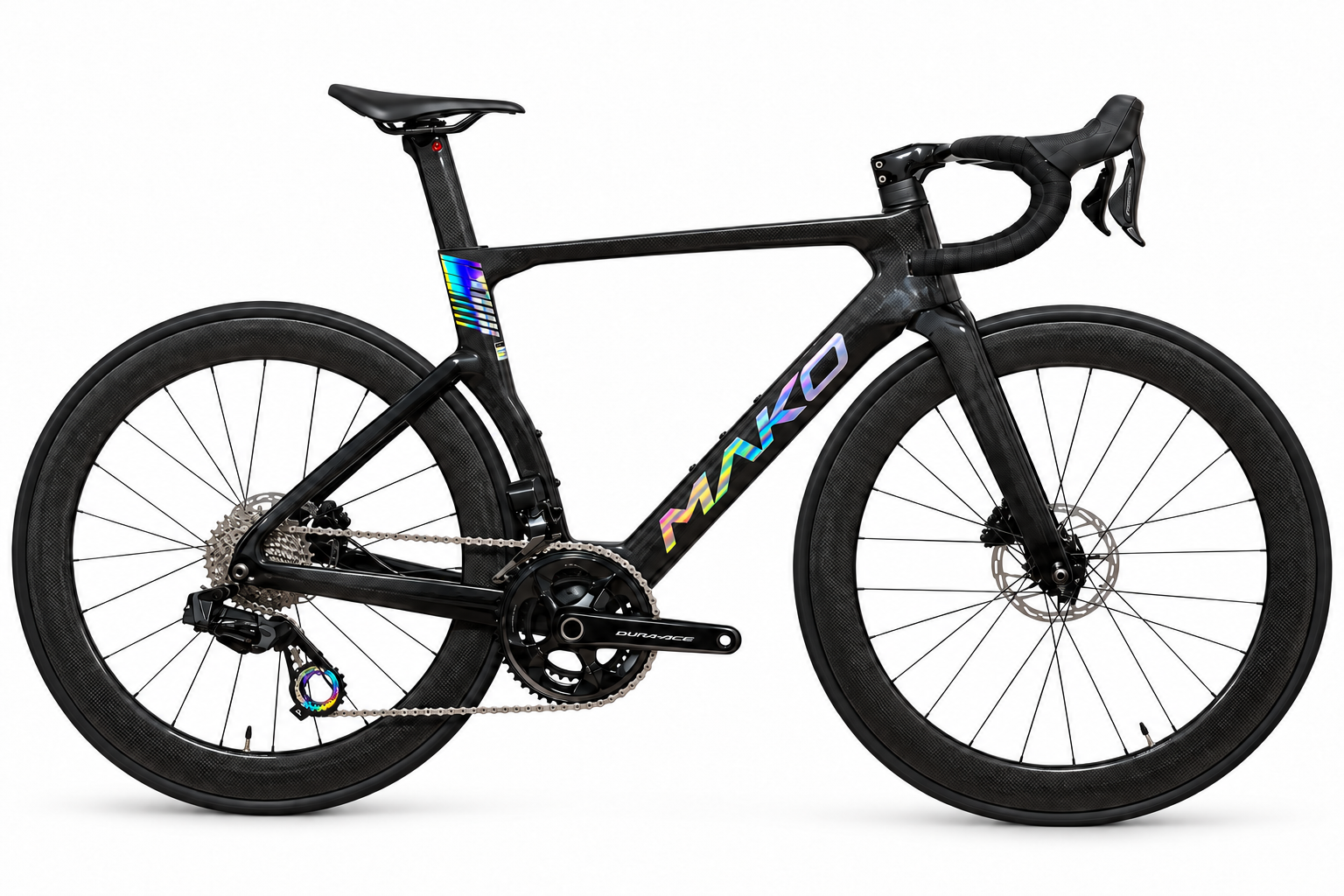 Bicicleta MAKO MURA de carbono visto con diseño MAKO